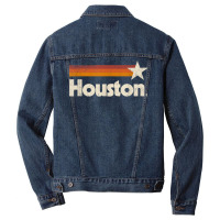 Vintage Houston Texas T Shirt Houston Strong Stripes T Shirt Men Denim Jacket | Artistshot