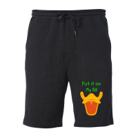 Funny Duck Pun Fleece Short | Artistshot