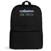 Goin Topless Silver Blue Backpack | Artistshot