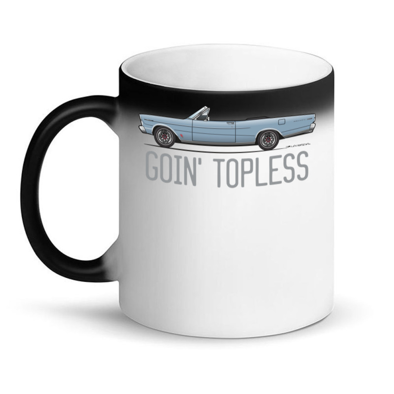 Goin Topless Silver Blue Magic Mug | Artistshot