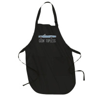 Goin Topless Silver Blue Full-length Apron | Artistshot