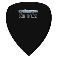 Goin Topless Silver Blue Shield S Patch | Artistshot