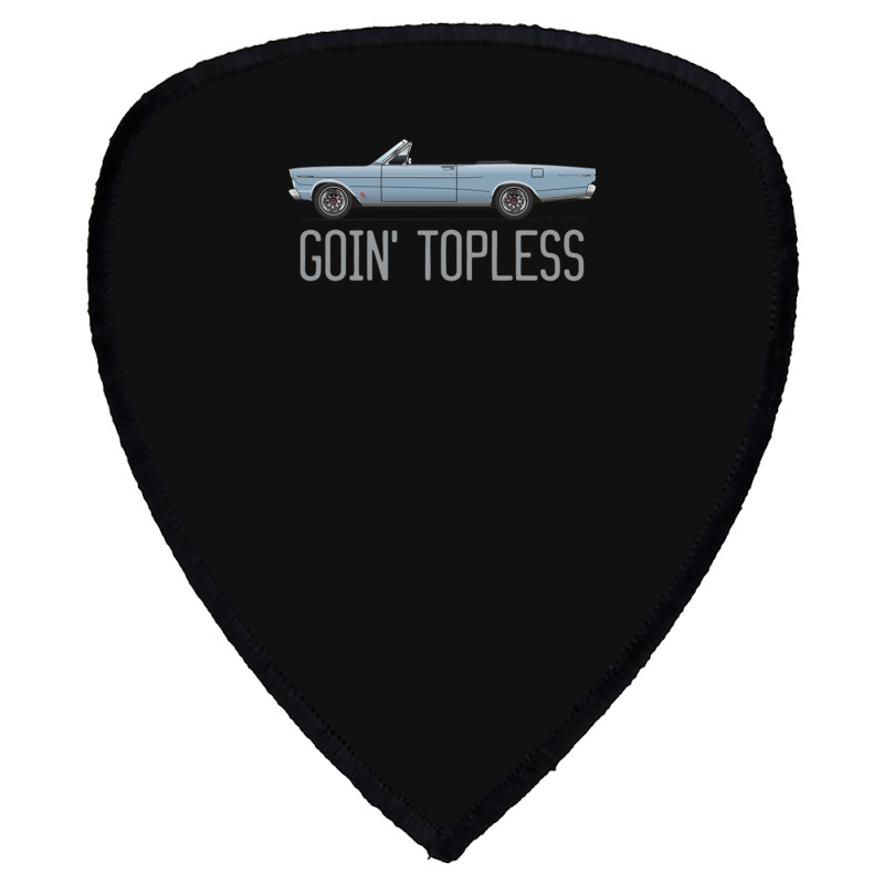 Goin Topless Silver Blue Shield S Patch | Artistshot