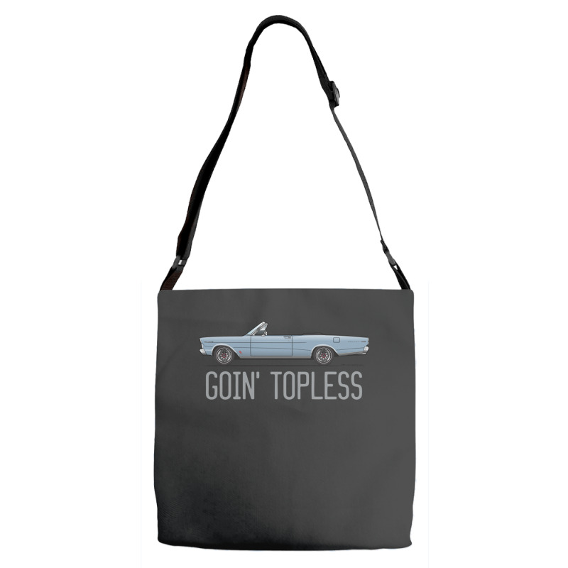 Goin Topless Silver Blue Adjustable Strap Totes | Artistshot