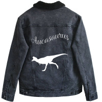 Aucasaurus Unisex Sherpa-lined Denim Jacket | Artistshot