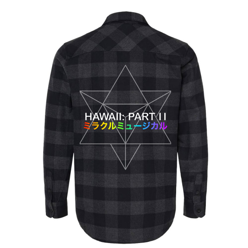 Miracle Musical Hawaii Part Ii (black)  T Aesthetic Flannel Shirt by tchofskitio | Artistshot