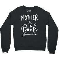 Womens Mother Of The Bride Shirt Arrow And Heart Navy Blue Crewneck Sweatshirt | Artistshot