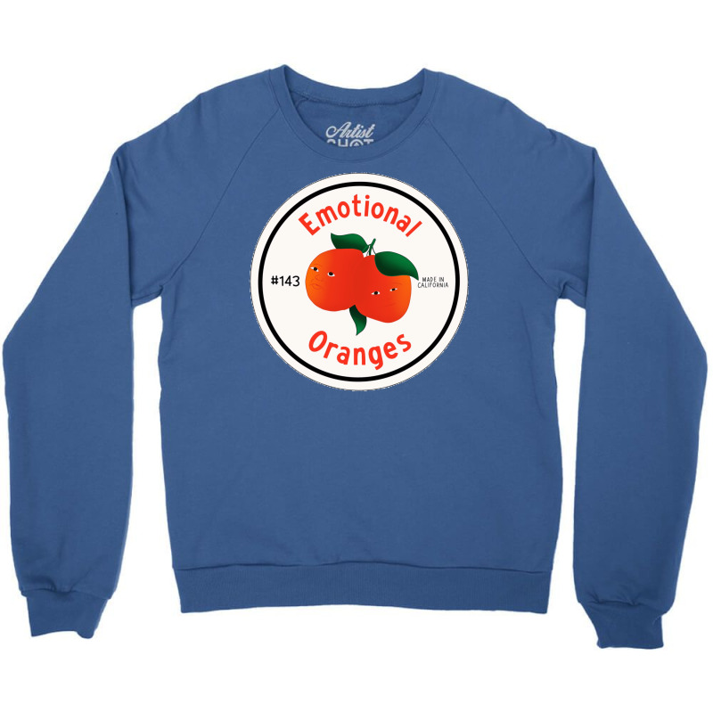 Emotional Oranges Classic 70s Crewneck Sweatshirt by rucekesosoam | Artistshot