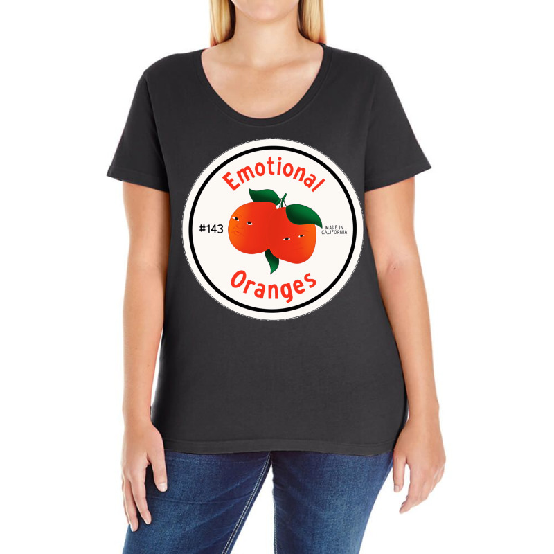 Emotional Oranges Classic 70s Ladies Curvy T-Shirt by rucekesosoam | Artistshot