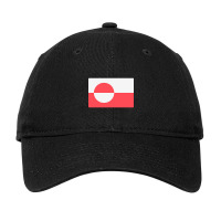 Awesome Greenland Flag Adjustable Cap | Artistshot