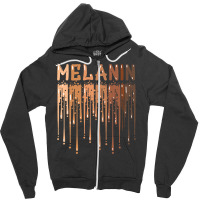 Drippin Melanin For Women Pride  Gifts Black History Month Zipper Hoodie | Artistshot