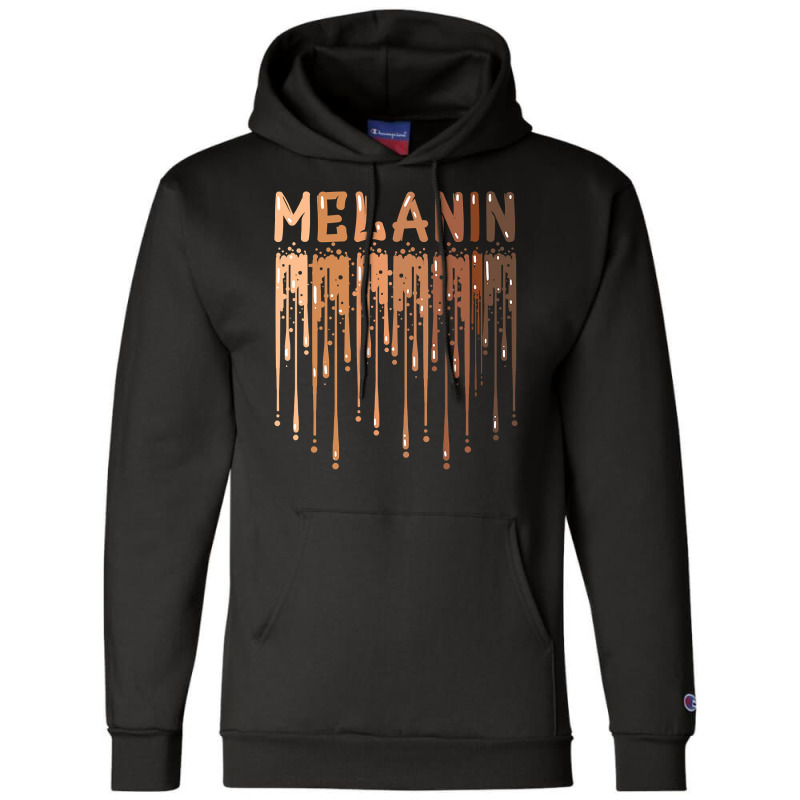 Drippin Melanin For Women Pride  Gifts Black History Month Champion Hoodie | Artistshot