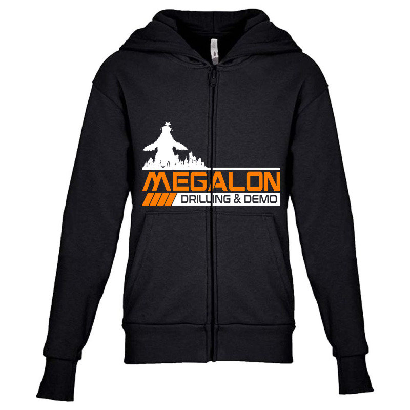 Megalon Drilling & Demolition (2) Youth Zipper Hoodie by oatesorlandoi9eepf | Artistshot