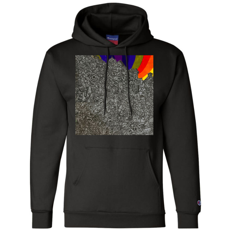 Lightning Bolt Wonderful Rainbow Classic T Champion Hoodie by sagginruixueu | Artistshot