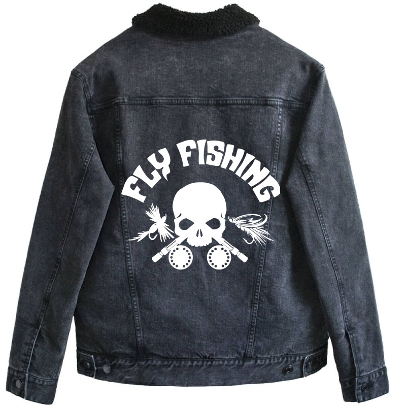 Fly Fishing-hlqkf Unisex Sherpa-Lined Denim Jacket by lykhongduong9enev3 | Artistshot