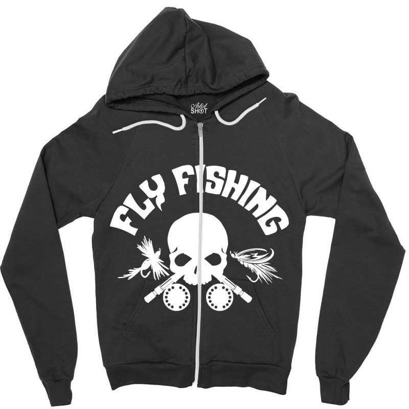 Fly Fishing-hlqkf Zipper Hoodie by lykhongduong9enev3 | Artistshot