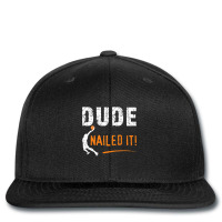 Basketball Players Funny Gift Dude Nailed It Baller Printed Hat | Artistshot