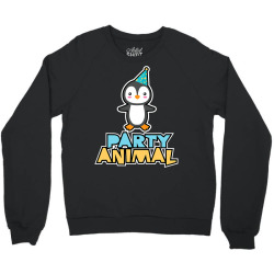 Party Animal Shirt Penguin Shirt Graphic Birthday T Shirt Crewneck Sweatshirt Designed By Herscheldamek