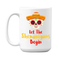 Womens Mardi Gras Outfit For Women Cute Shenanigans Day Of The Dead Ta 15 Oz Coffee Mug | Artistshot