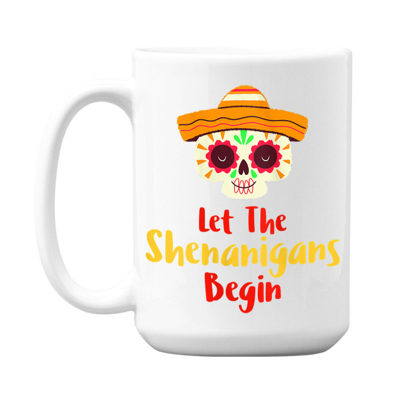 Womens Mardi Gras Outfit For Women Cute Shenanigans Day Of The Dead Ta 15 Oz Coffee Mug | Artistshot