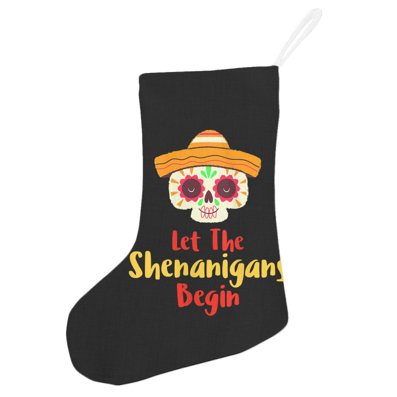 Womens Mardi Gras Outfit For Women Cute Shenanigans Day Of The Dead Ta Holiday Stocking | Artistshot