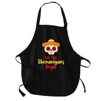 Womens Mardi Gras Outfit For Women Cute Shenanigans Day Of The Dead Ta Medium-length Apron | Artistshot