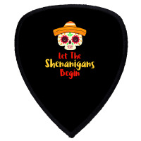 Womens Mardi Gras Outfit For Women Cute Shenanigans Day Of The Dead Ta Shield S Patch | Artistshot