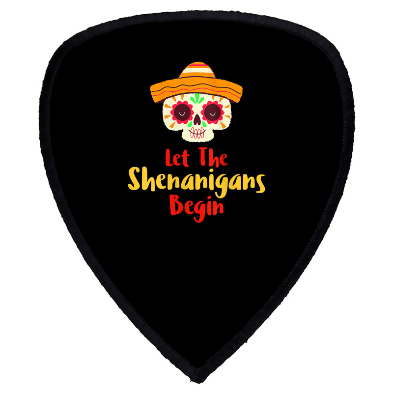 Womens Mardi Gras Outfit For Women Cute Shenanigans Day Of The Dead Ta Shield S Patch | Artistshot