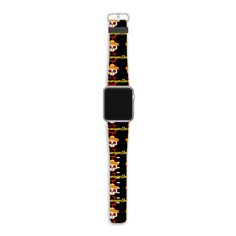 Womens Mardi Gras Outfit For Women Cute Shenanigans Day Of The Dead Ta Apple Watch Band | Artistshot