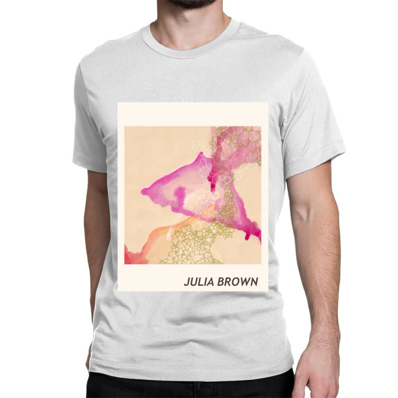 Julia Brown Watercolor Classic T-shirt by NINOZKABAUGHMAN | Artistshot