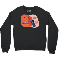 Tenor Saxophone Sticker Classic  Nostalgia Crewneck Sweatshirt | Artistshot