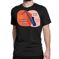 Tenor Saxophone Sticker Classic  Nostalgia Classic T-shirt | Artistshot