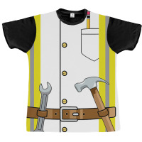 Construction Worker Halloween Costume For Boys Kids   Adults Graphic T-shirt | Artistshot