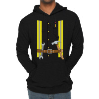 Construction Worker Halloween Costume For Boys Kids   Adults Lightweight Hoodie | Artistshot