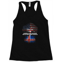 American Raised With Icelandic Roots Iceland Racerback Tank | Artistshot