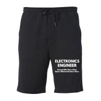 Electronics Engineer Fleece Short | Artistshot