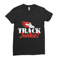 Track Junkie Running Ladies Fitted T-shirt | Artistshot