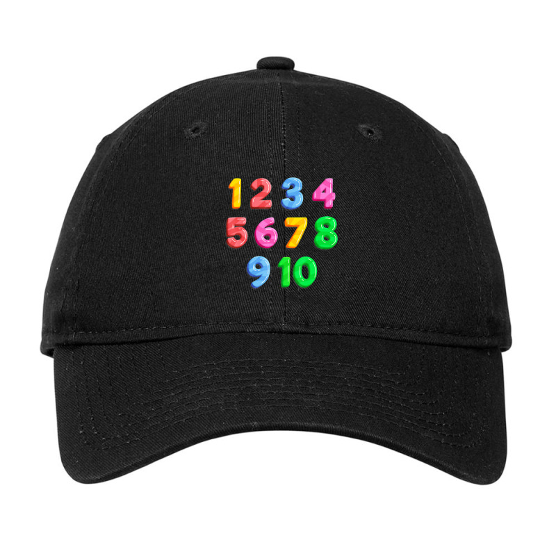 Math Numbers Learning Best Preschool Education Gift Adjustable Cap by yumgaugeteuda | Artistshot