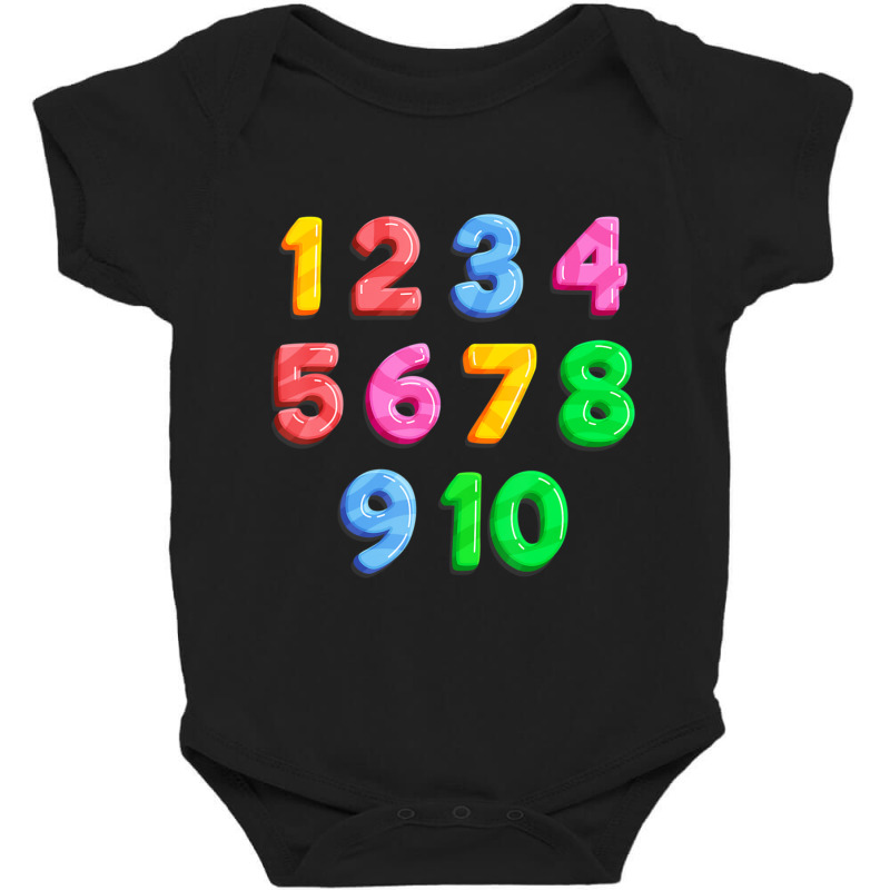 Math Numbers Learning Best Preschool Education Gift Baby Bodysuit by yumgaugeteuda | Artistshot