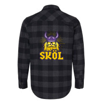 Skol Vikings Nordic Scandinavian Helmet Gift Flannel Shirt | Artistshot