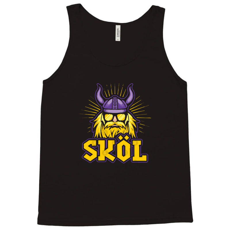 Skol Vikings Nordic Scandinavian Helmet Gift Tank Top | Artistshot