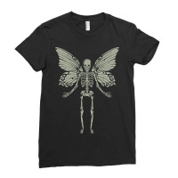 Fairycore Aesthetic Gothic Butterfly Skeleton Fairy Grunge Ladies Fitted T-shirt | Artistshot