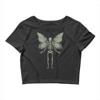 Fairycore Aesthetic Gothic Butterfly Skeleton Fairy Grunge Crop Top | Artistshot