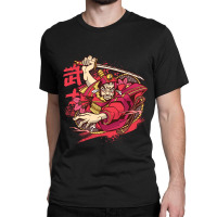 Vibrant Japanese Samurai Warrior Anime Classic T-shirt | Artistshot