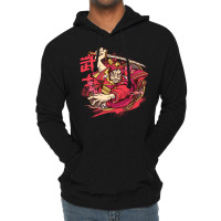 Vibrant Japanese Samurai Warrior Anime Lightweight Hoodie | Artistshot