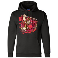 Vibrant Japanese Samurai Warrior Anime Champion Hoodie | Artistshot