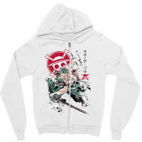 One Piece   Roronoa Zipper Hoodie | Artistshot