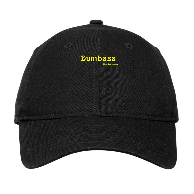 Dumbass 70s Lettering Quote Dumb Ass Adjustable Cap by michaelyounger19 | Artistshot