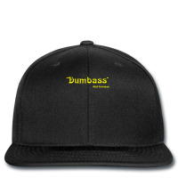 Dumbass 70s Lettering Quote Dumb Ass Printed Hat | Artistshot