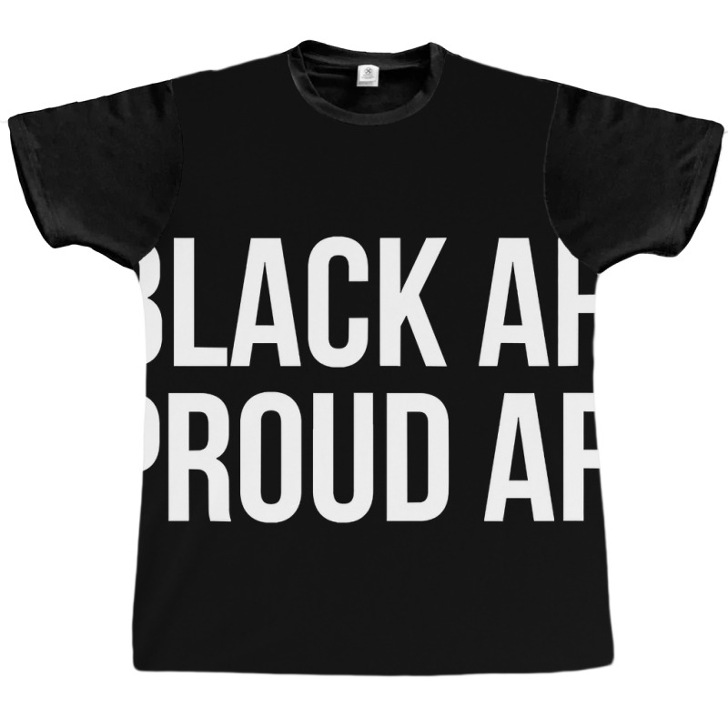 Cool Black History Month T  With White Text Black Af Graphic T-shirt by Aliceartist | Artistshot